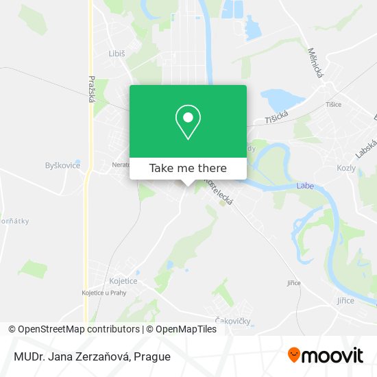 MUDr. Jana Zerzaňová map