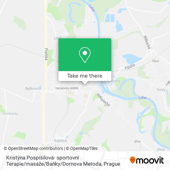 Kristýna Pospíšilová- sportovní Terapie / masáže / Baňky / Dornova Metoda map