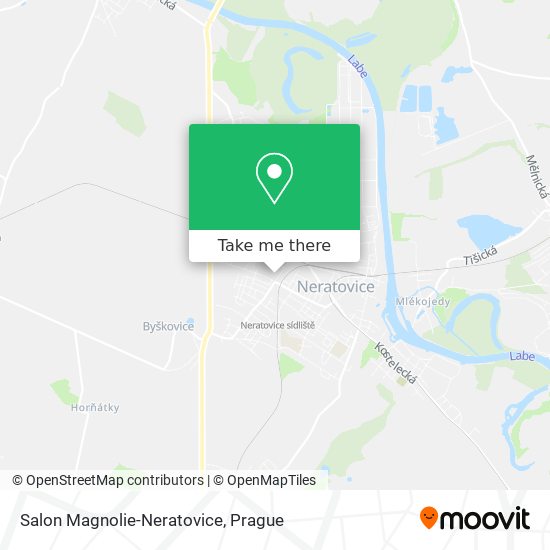 Карта Salon Magnolie-Neratovice