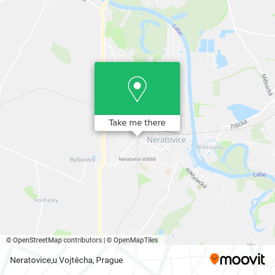 Neratovice,u Vojtěcha map