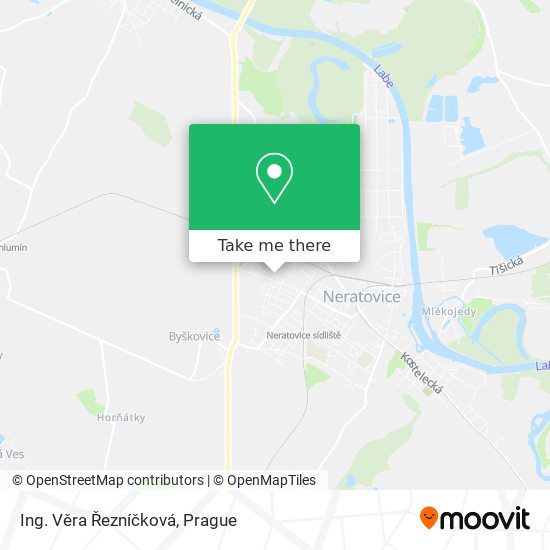 Ing. Věra Řezníčková map