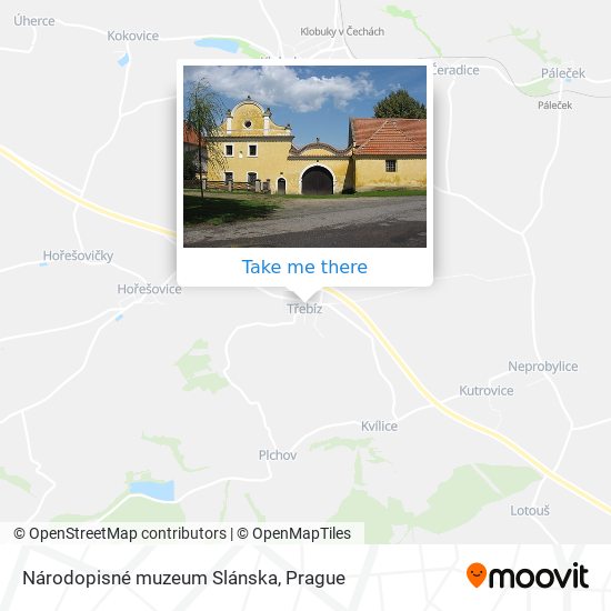 Národopisné muzeum Slánska map