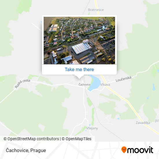 Карта Čachovice