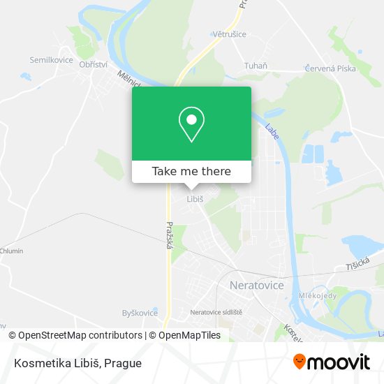 Kosmetika Libiš map