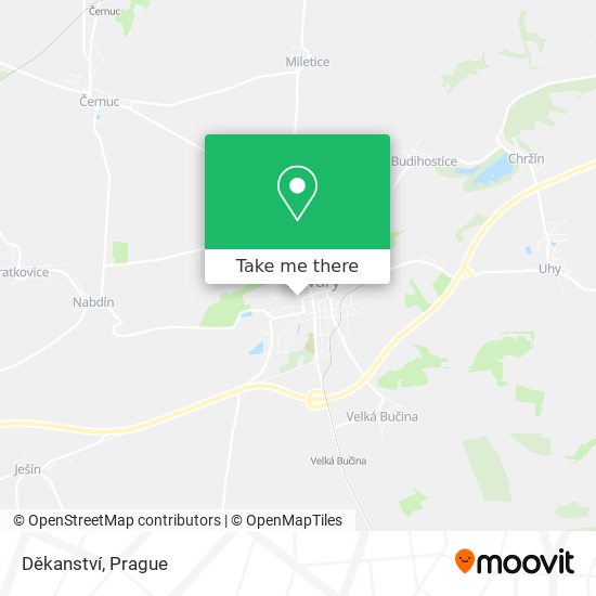 Děkanství map