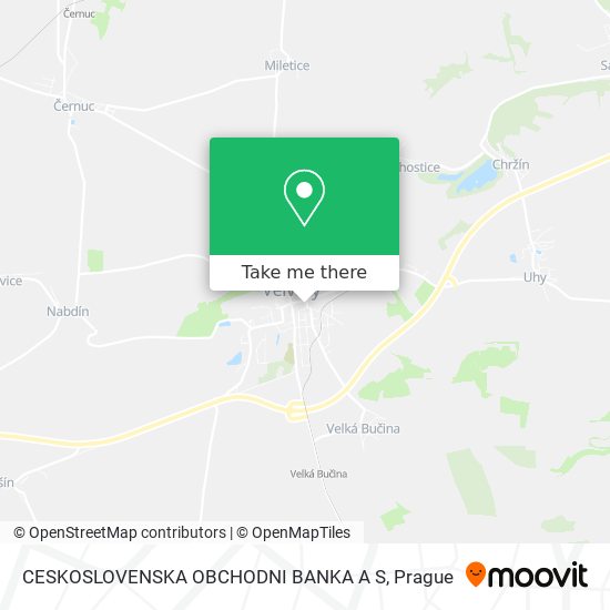 CESKOSLOVENSKA OBCHODNI BANKA A S map