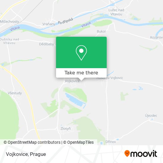 Vojkovice map