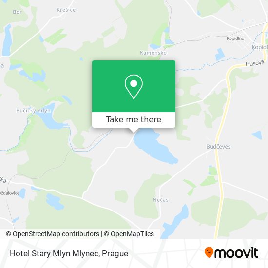 Hotel Stary Mlyn Mlynec map