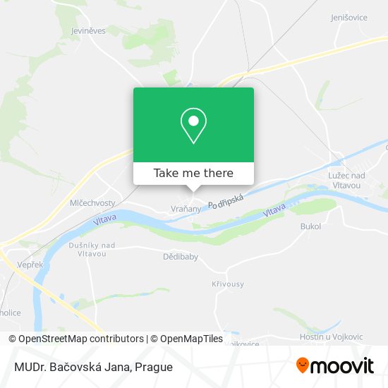 MUDr. Bačovská Jana map