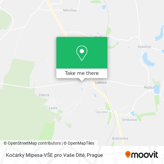 Карта Kočárky Mipesa-VŠE pro Vaše Dítě