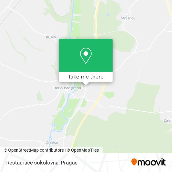 Карта Restaurace sokolovna