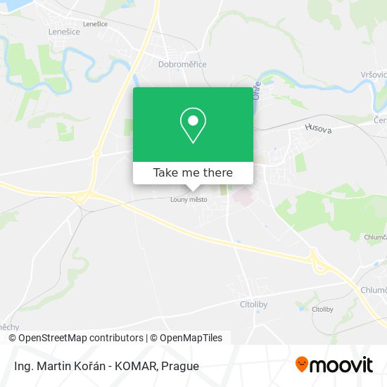 Ing. Martin Kořán - KOMAR map