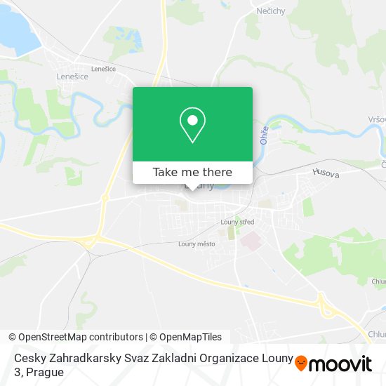Cesky Zahradkarsky Svaz Zakladni Organizace Louny 3 map