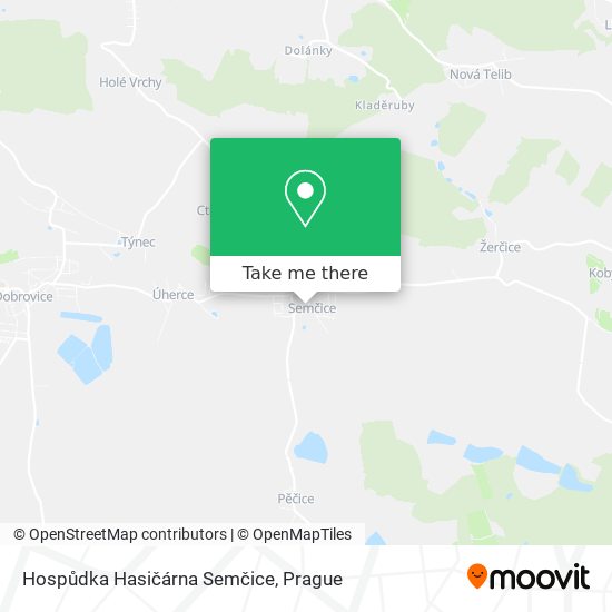 Hospůdka Hasičárna Semčice map