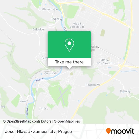 Josef Hlavác - Zámecnictví map