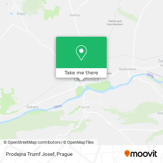 Карта Prodejna Trumf Josef