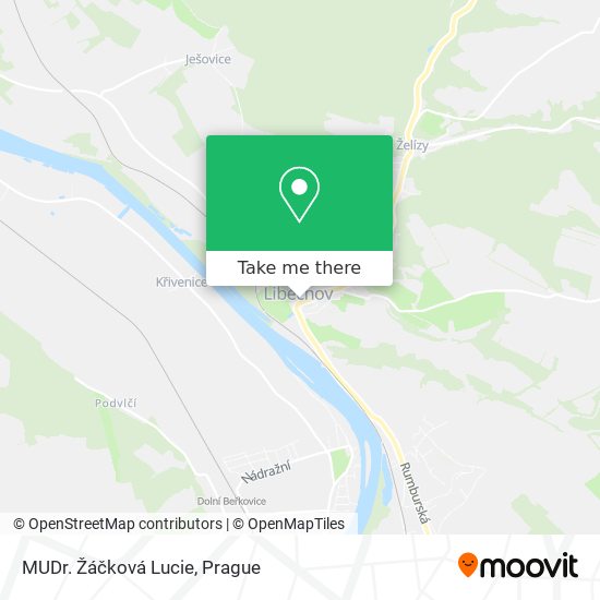 MUDr. Žáčková Lucie map