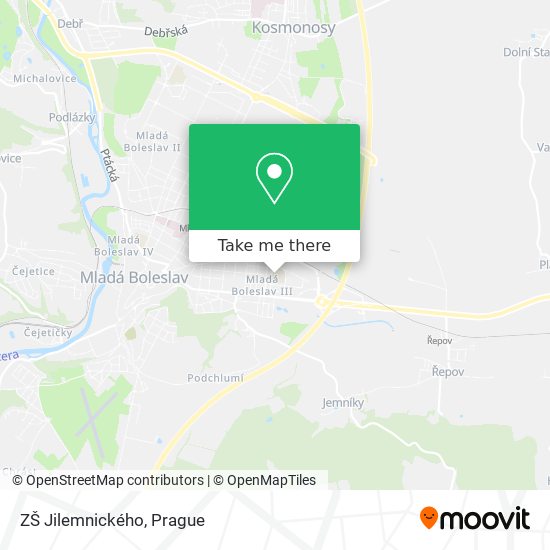 ZŠ Jilemnického map