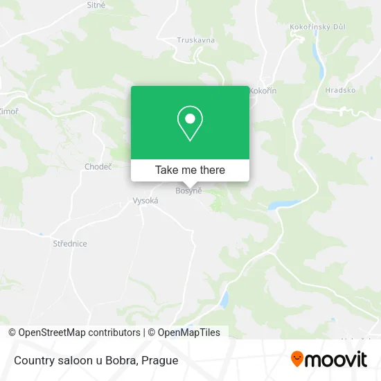 Карта Country saloon u Bobra