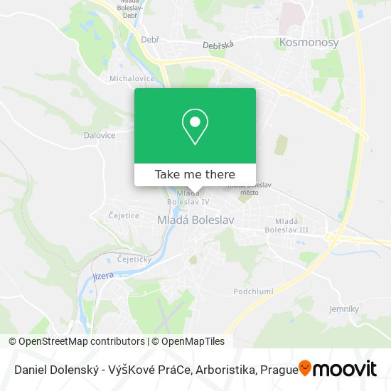 Daniel Dolenský - VýšKové PráCe, Arboristika map