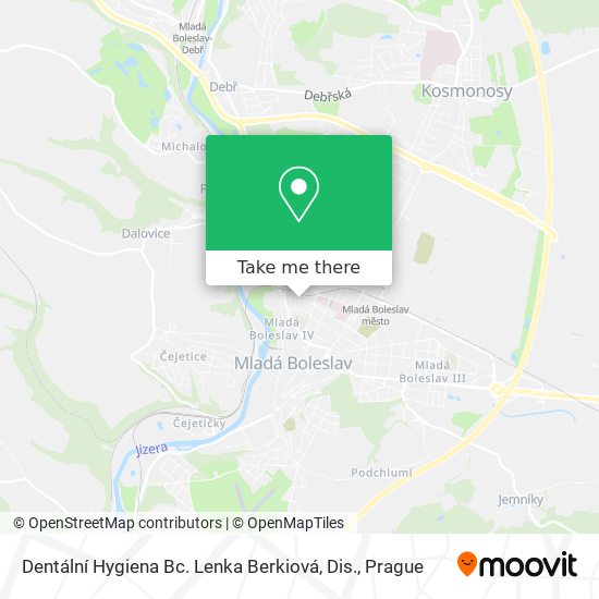 Dentální Hygiena Bc. Lenka Berkiová, Dis. map