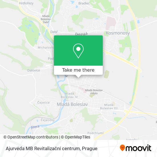 Ajurvéda MB Revitalizační centrum map