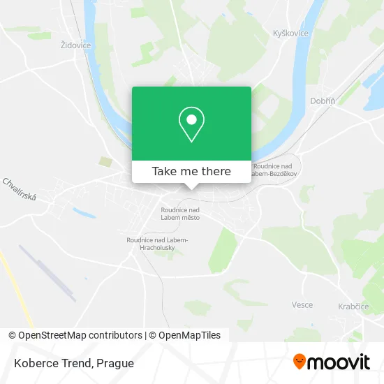Карта Koberce Trend