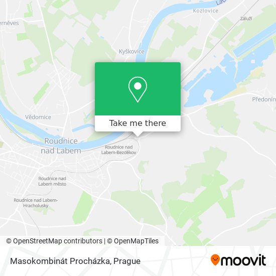 Карта Masokombinát Procházka