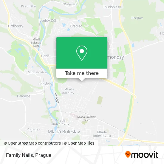 Карта Family Nails