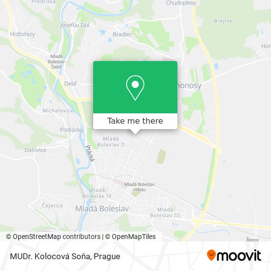 MUDr. Kolocová Soňa map