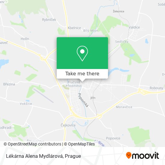 Lékárna Alena Mydlárová map