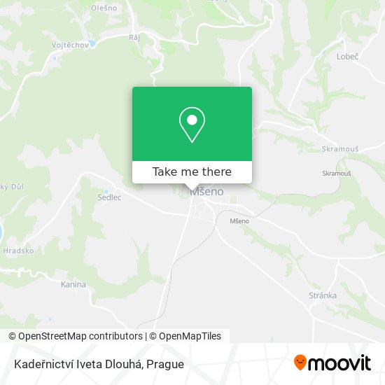 Kadeřnictví Iveta Dlouhá map