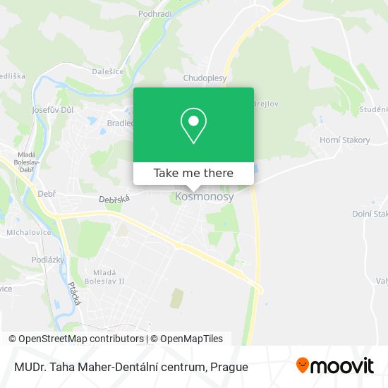 MUDr. Taha Maher-Dentální centrum map