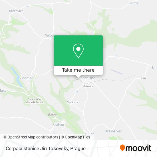 Čerpací stanice Jiří Tošovský map