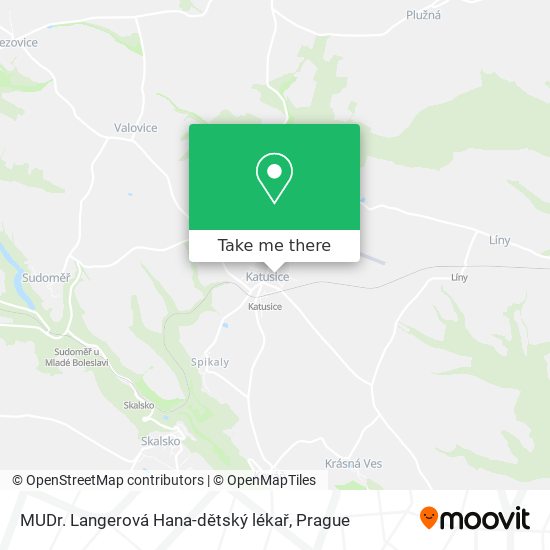 MUDr. Langerová Hana-dětský lékař map