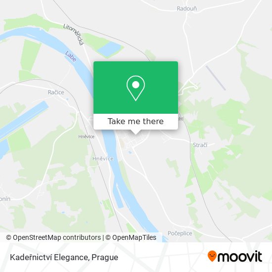 Kadeřnictví Elegance map