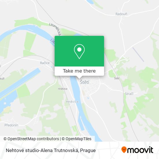 Nehtové studio-Alena Trutnovská map
