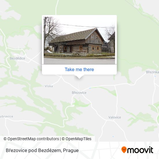 Březovice pod Bezdězem map