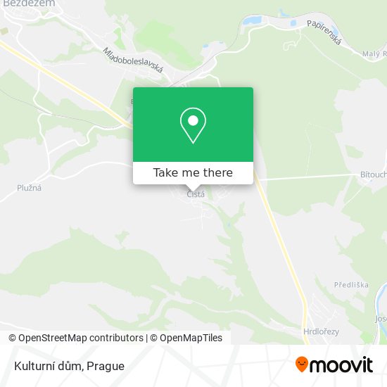 Kulturní dům map