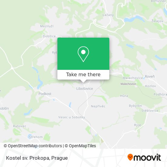 Kostel sv. Prokopa map