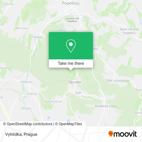 Карта Vyhlídka