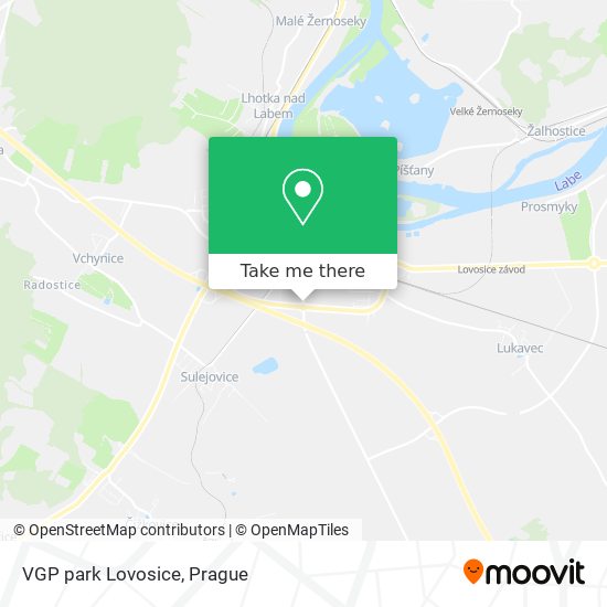 VGP park Lovosice map