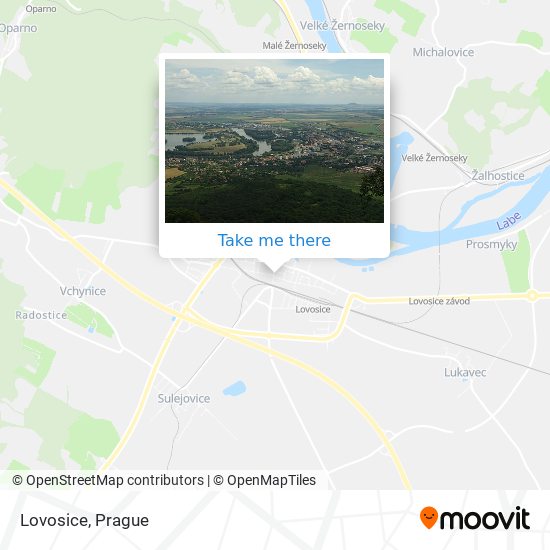 Lovosice map