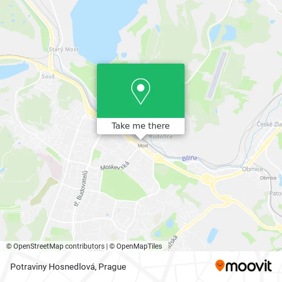 Карта Potraviny Hosnedlová