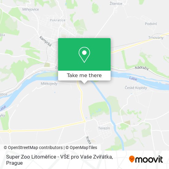 Super Zoo Litoměřice - VŠE pro Vaše Zvířátka map