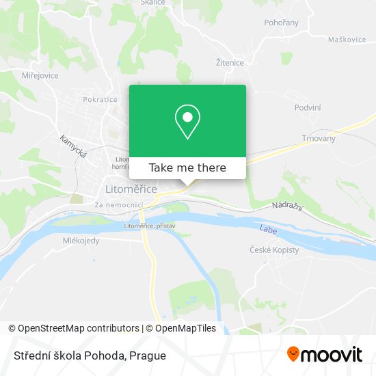 Střední škola Pohoda map