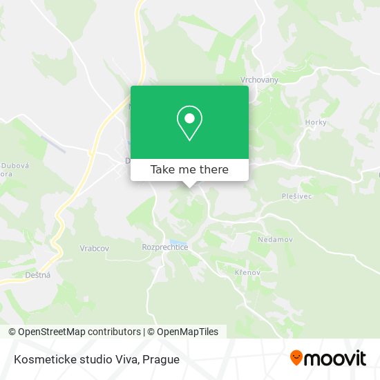 Kosmeticke studio Viva map