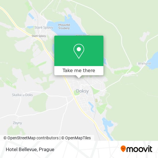 Hotel Bellevue map