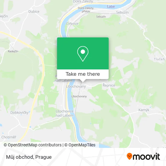 Карта Můj obchod