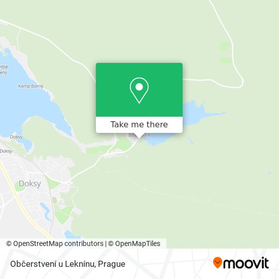 Občerstvení u Leknínu map